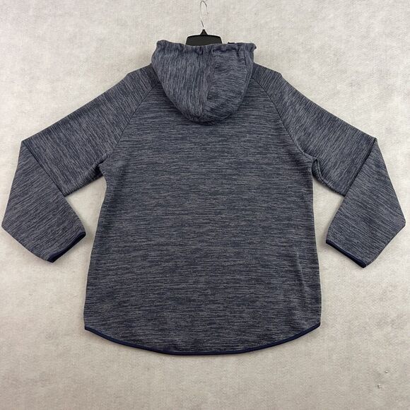 Yellowstone Hoodie Womens XL Blue Sweatshirt Kangaroo Pocket Drawstring Snaps - Picture 6 of 12